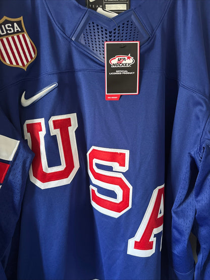 MEN’S NIKE AUSTON MATTHEWS #34 TEAM USA AUTHENTIC 2026 OLYMPICS JERSEY SZ XL NWT - Kyle’s Football Cards