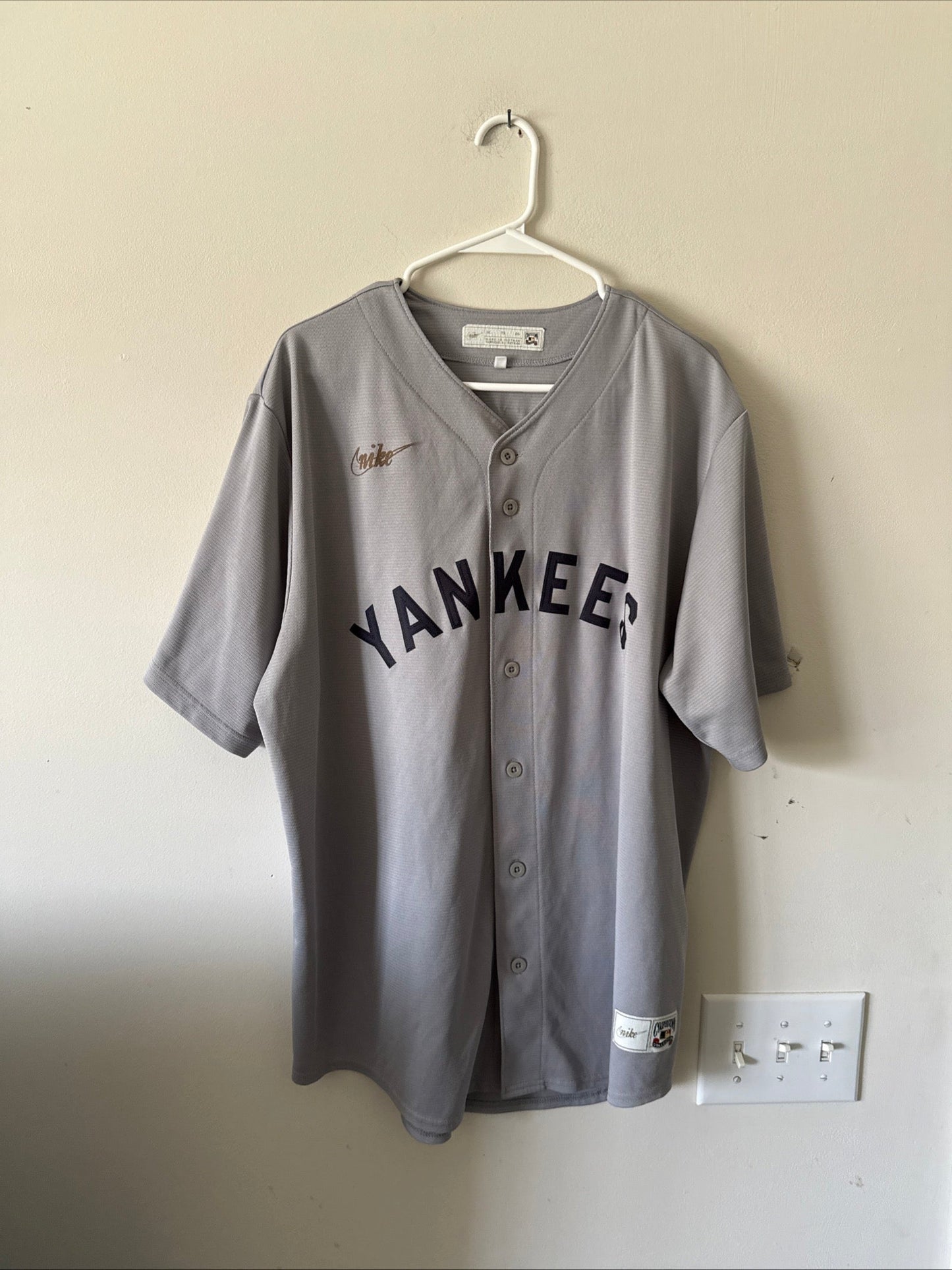 Men’s Nike Babe Ruth 3 NY Yankees Cooperstown Collection Jersey Sz XL - RARE - Kyle’s Football Cards