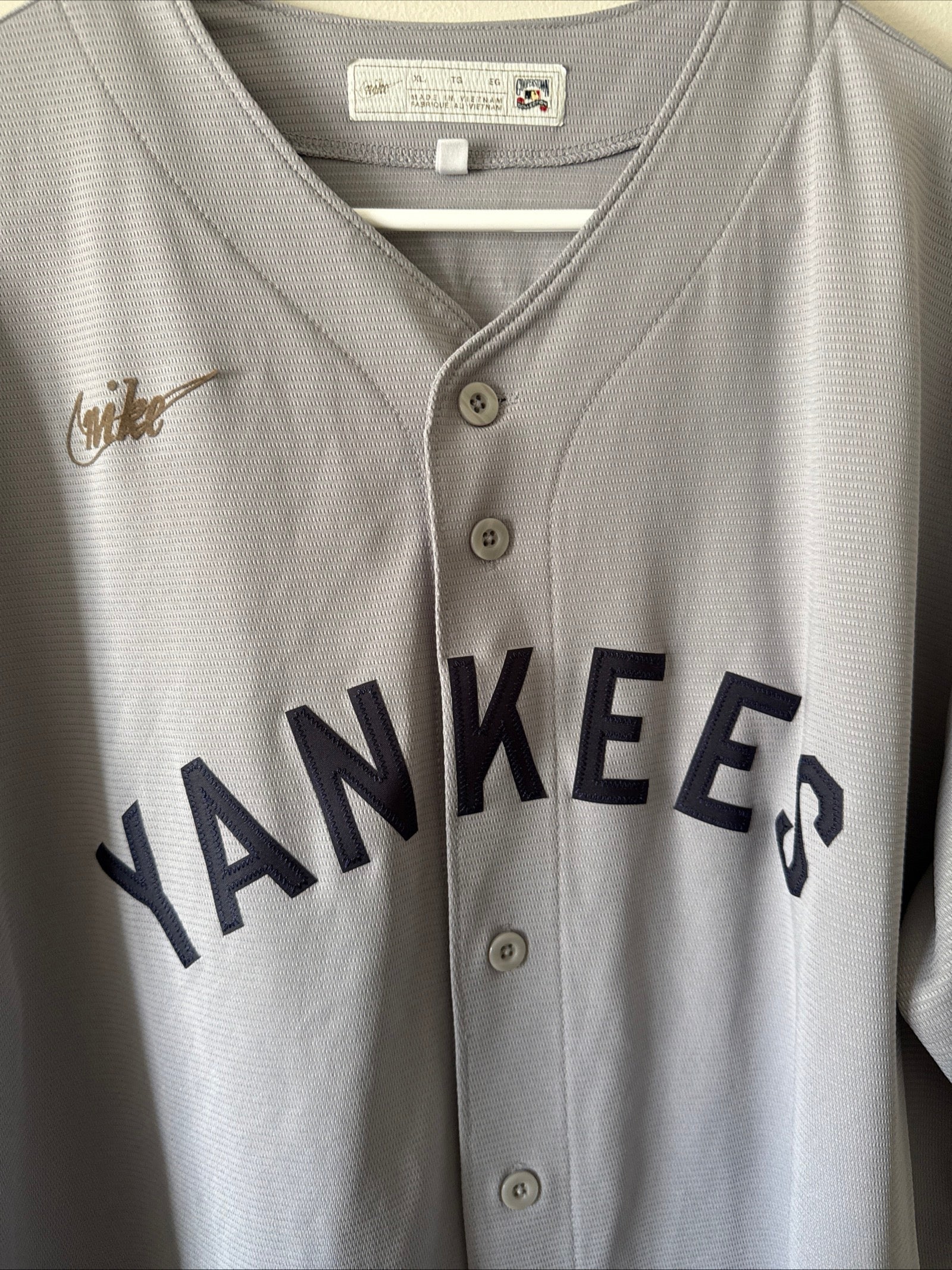 Men’s Nike Babe Ruth 3 NY Yankees Cooperstown Collection Jersey Sz XL - RARE - Kyle’s Football Cards
