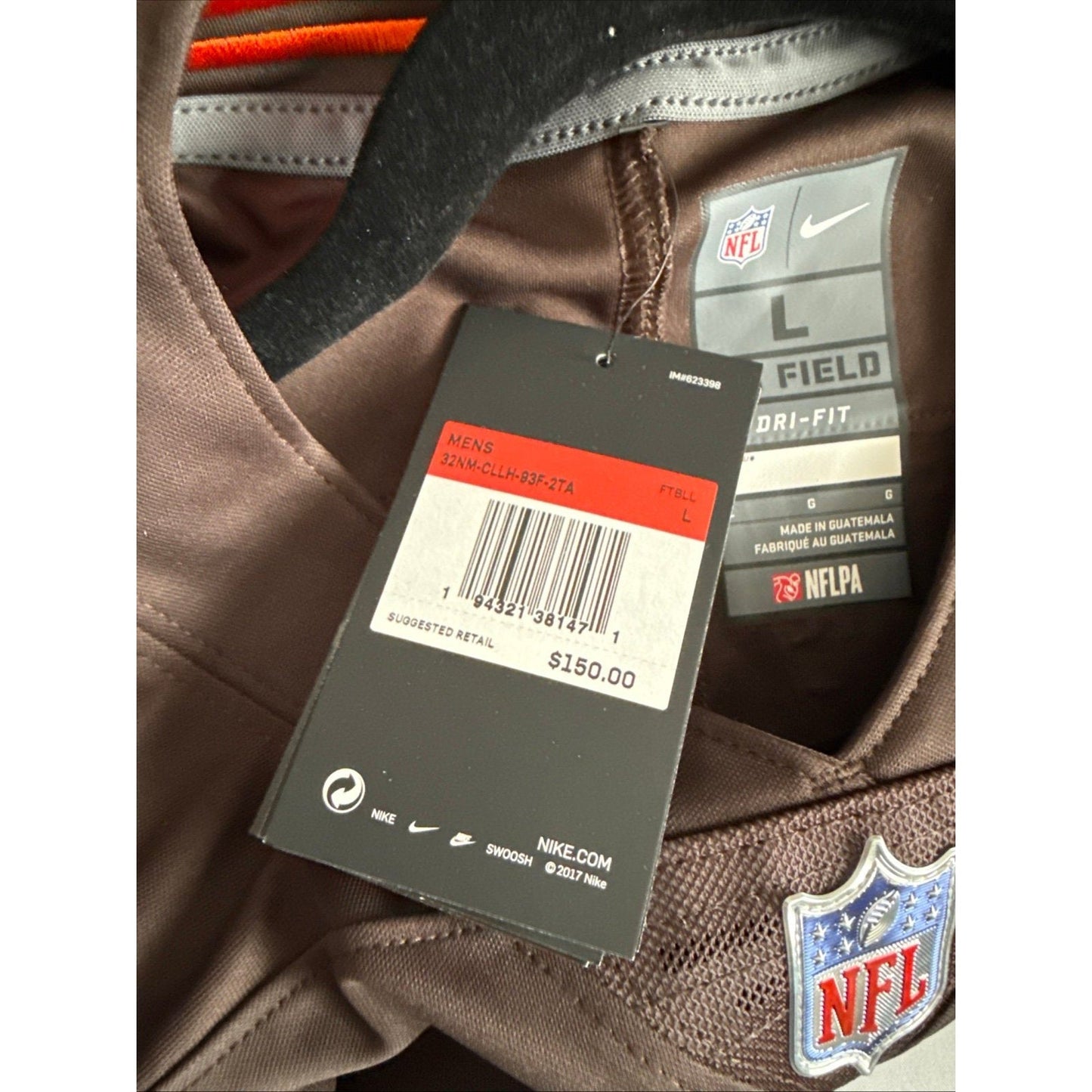 MEN’S NIKE BAKER MAYFIELD 6 CLEVELAND BROWNS VAPOR LMTD JERSEY SZ L - NWT - Kyle’s Football Cards