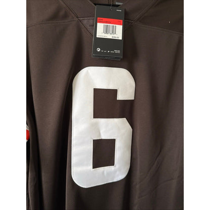 MEN’S NIKE BAKER MAYFIELD 6 CLEVELAND BROWNS VAPOR LMTD JERSEY SZ L - NWT - Kyle’s Football Cards