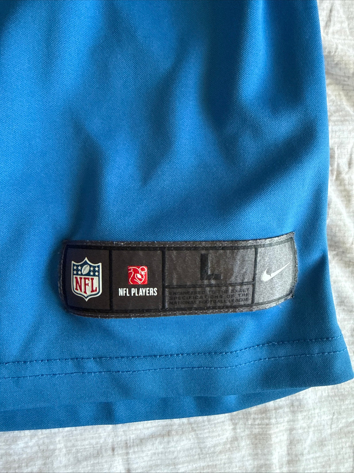 Men's Nike Barry Sanders #20 Detroit Lions NFL 100 Vapor Lmtd Jersey Sz L - RARE - Kyle’s Football Cards
