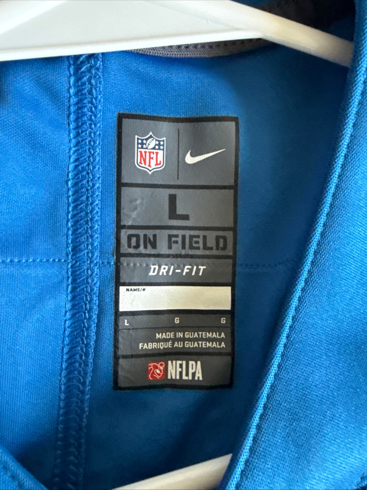 Men's Nike Barry Sanders #20 Detroit Lions NFL 100 Vapor Lmtd Jersey Sz L - RARE - Kyle’s Football Cards