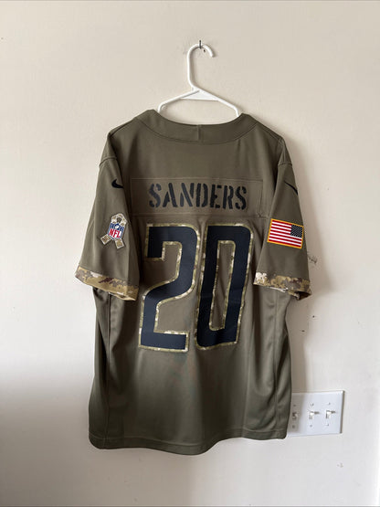 Men's Nike Barry Sanders #20 Detroit Lions Salute To Service Lmtd Jersey Sz L - Kyle’s Football Cards