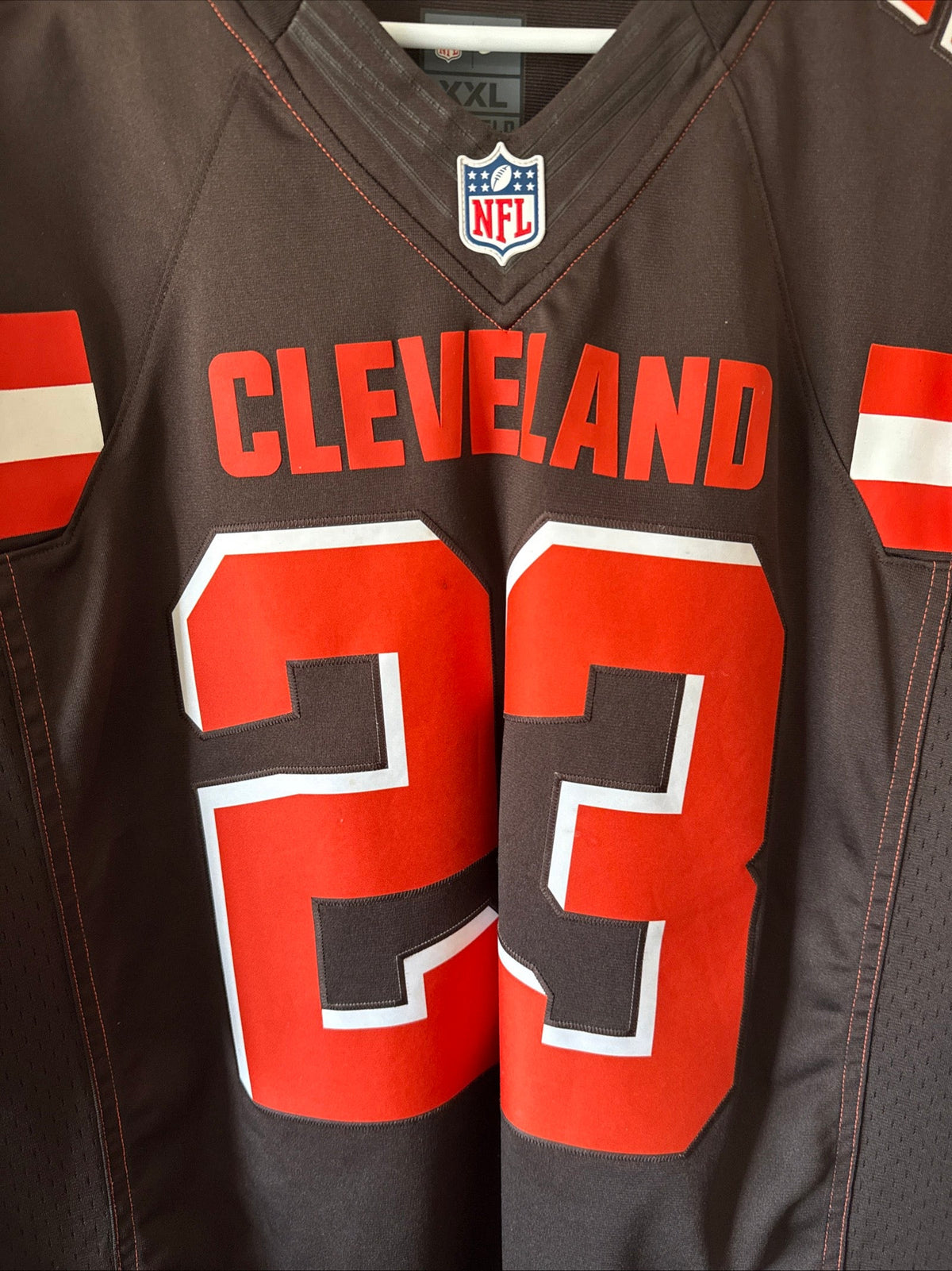 Men’s Nike Believeland #23 Cleveland Browns Lmtd NFL Jersey Sz 2XL - RARE - Kyle’s Football Cards