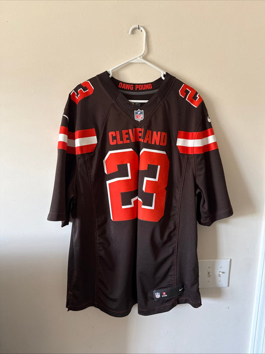 Men’s Nike Believeland #23 Cleveland Browns Lmtd NFL Jersey Sz 2XL - RARE - Kyle’s Football Cards