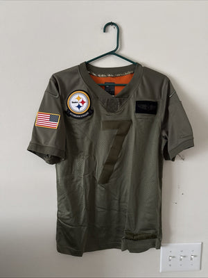 Men’s Nike Ben Roethlisberger #7 Steelers Salute to Service Lmtd Jersey Sz S