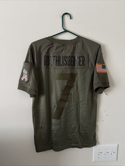 Men’s Nike Ben Roethlisberger #7 Steelers Salute to Service Lmtd Jersey Sz S - Kyle’s Football Cards