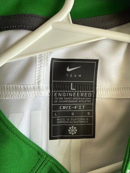 Men’s Nike Bo Nix #10 Oregon Ducks NCAA Jersey Sz L - White RARE - Kyle’s Football Cards