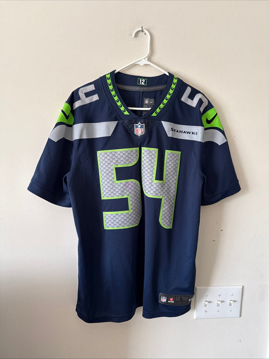 Men's Nike Bobby Wagner 54 Seattle Seahawks Vapor Lmtd NFL Jersey Sz L - RARE - Kyle’s Football Cards