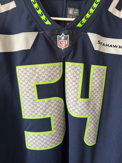 Men's Nike Bobby Wagner 54 Seattle Seahawks Vapor Lmtd NFL Jersey Sz L - RARE - Kyle’s Football Cards