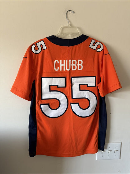 Men’s Nike Bradley Chubb 55 Denver Broncos Vapor Lmtd Jersey Sz M - Orange RARE - Kyle’s Football Cards