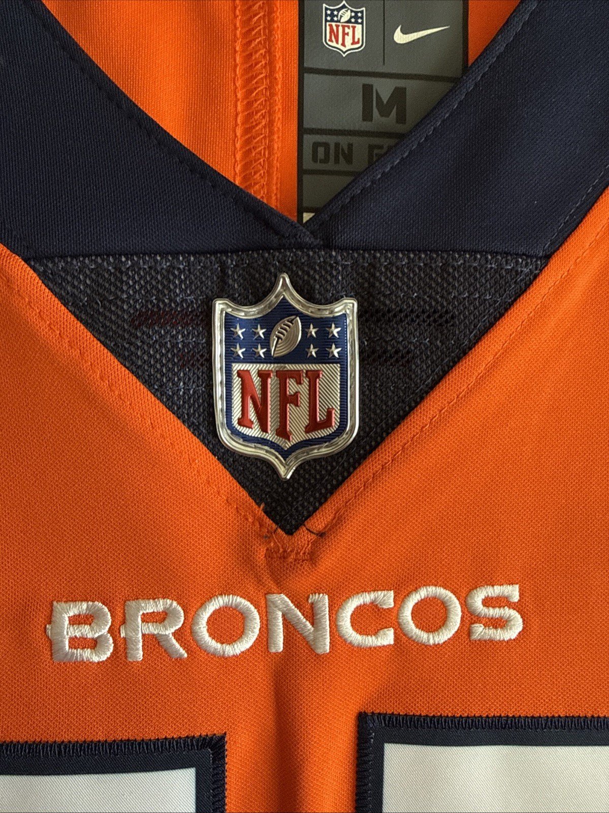 Men’s Nike Bradley Chubb 55 Denver Broncos Vapor Lmtd Jersey Sz M - Orange RARE - Kyle’s Football Cards