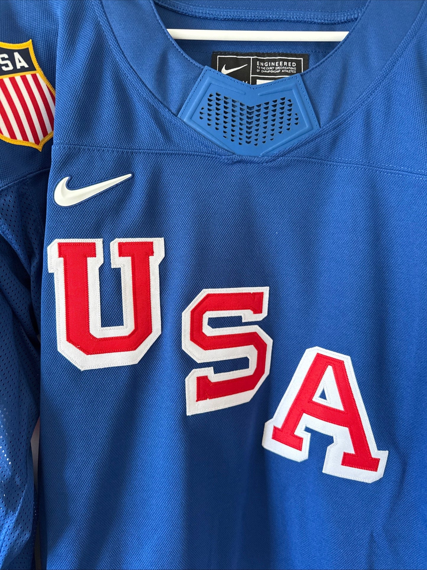 Men’s Nike Brady Tkachuk 7 Team USA 2026 Winter Olympics Jersey Size XL - RARE - Kyle’s Football Cards