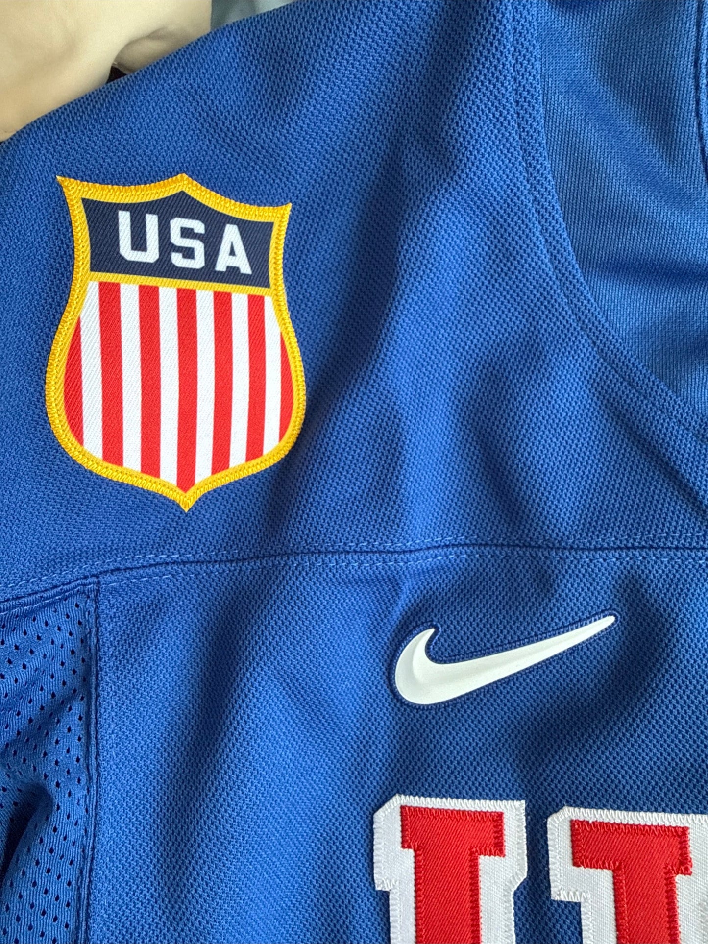Men’s Nike Brady Tkachuk 7 Team USA 2026 Winter Olympics Jersey Size XL - RARE - Kyle’s Football Cards