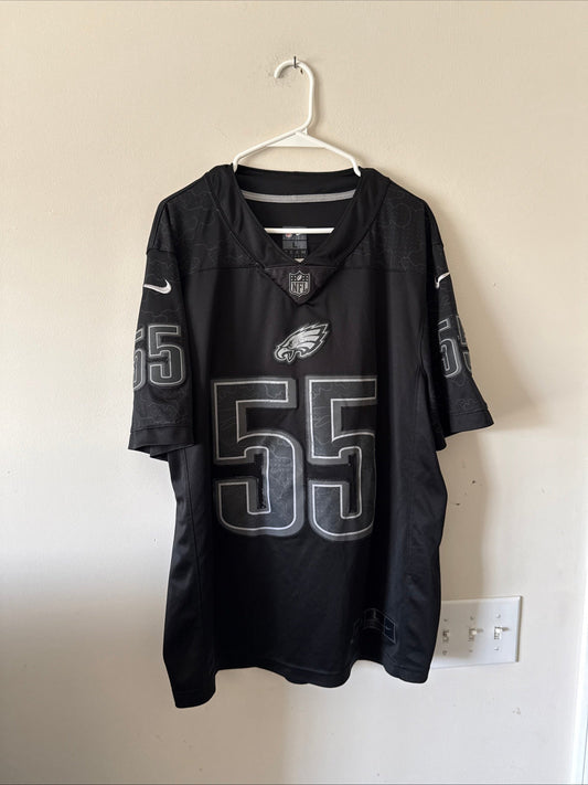Men's Nike Brandon Graham 55 Philadelphia Eagles RFLCTV Lmtd Jersey Sz L - RARE - Kyle’s Football Cards