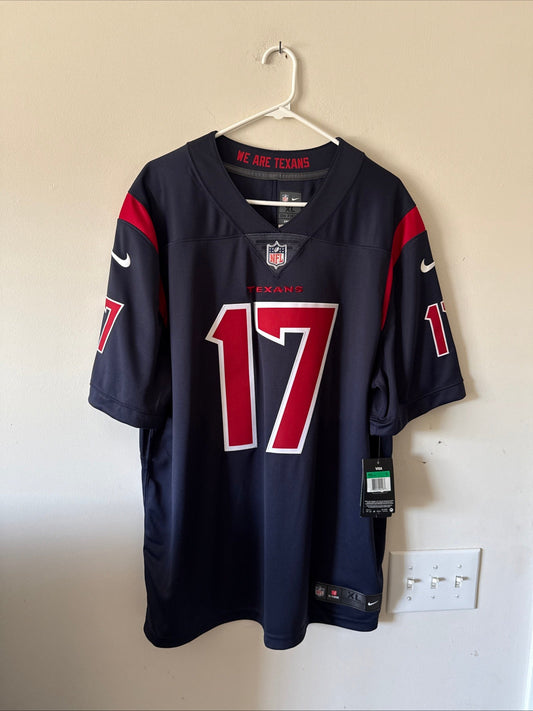 Men's Nike Brock Osweiler #17 Houston Texans Color Rush Vapor Lmtd Jersey Sz XL - Kyle’s Football Cards