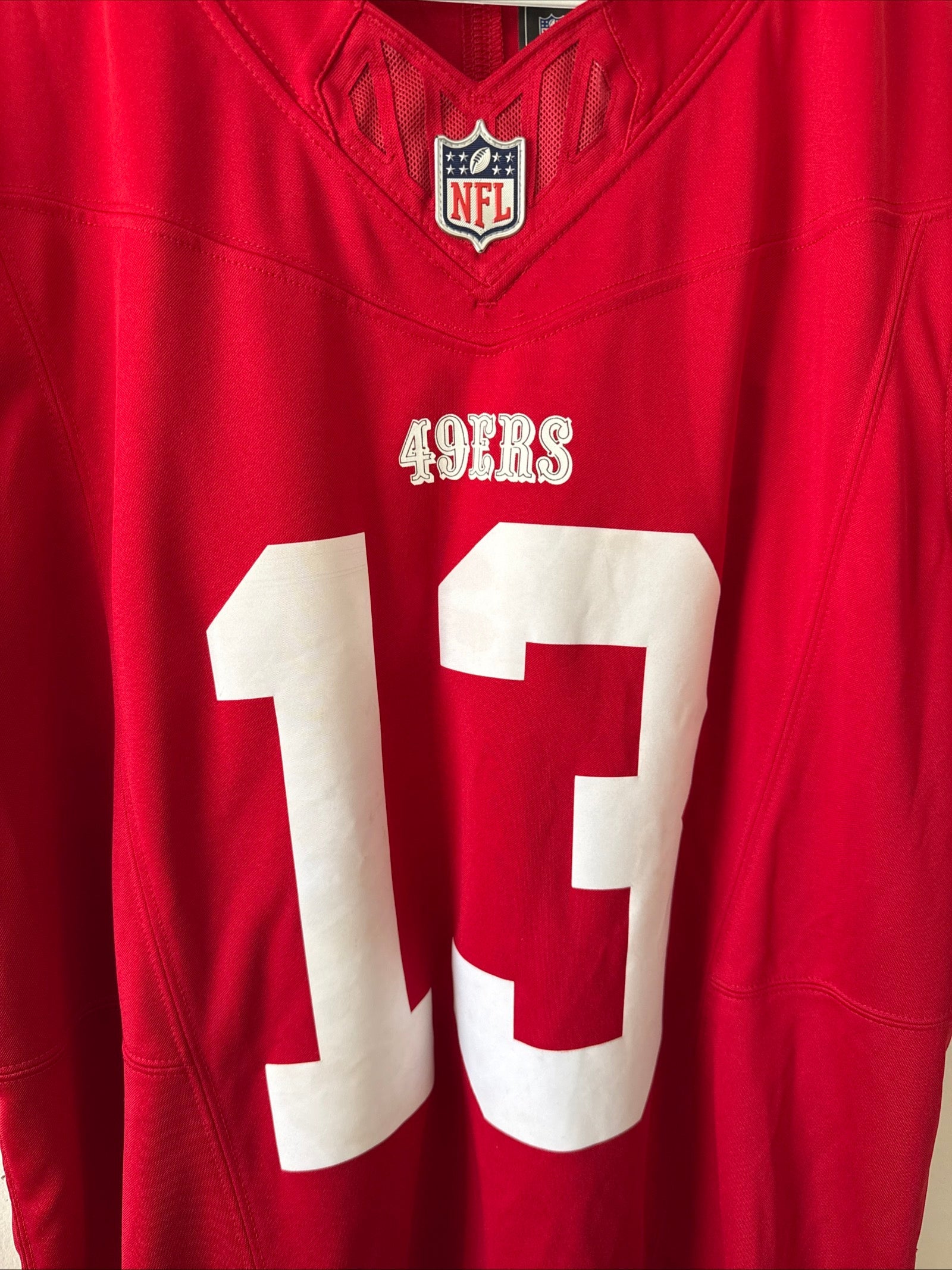 Men's Nike Brock Purdy 13 San Francisco 49ers Vapor Lmtd NFL Jersey Sz L - RARE - Kyle’s Football Cards