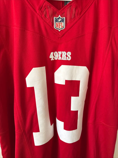 Men's Nike Brock Purdy 13 San Francisco 49ers Vapor Lmtd NFL Jersey Sz L - RARE - Kyle’s Football Cards