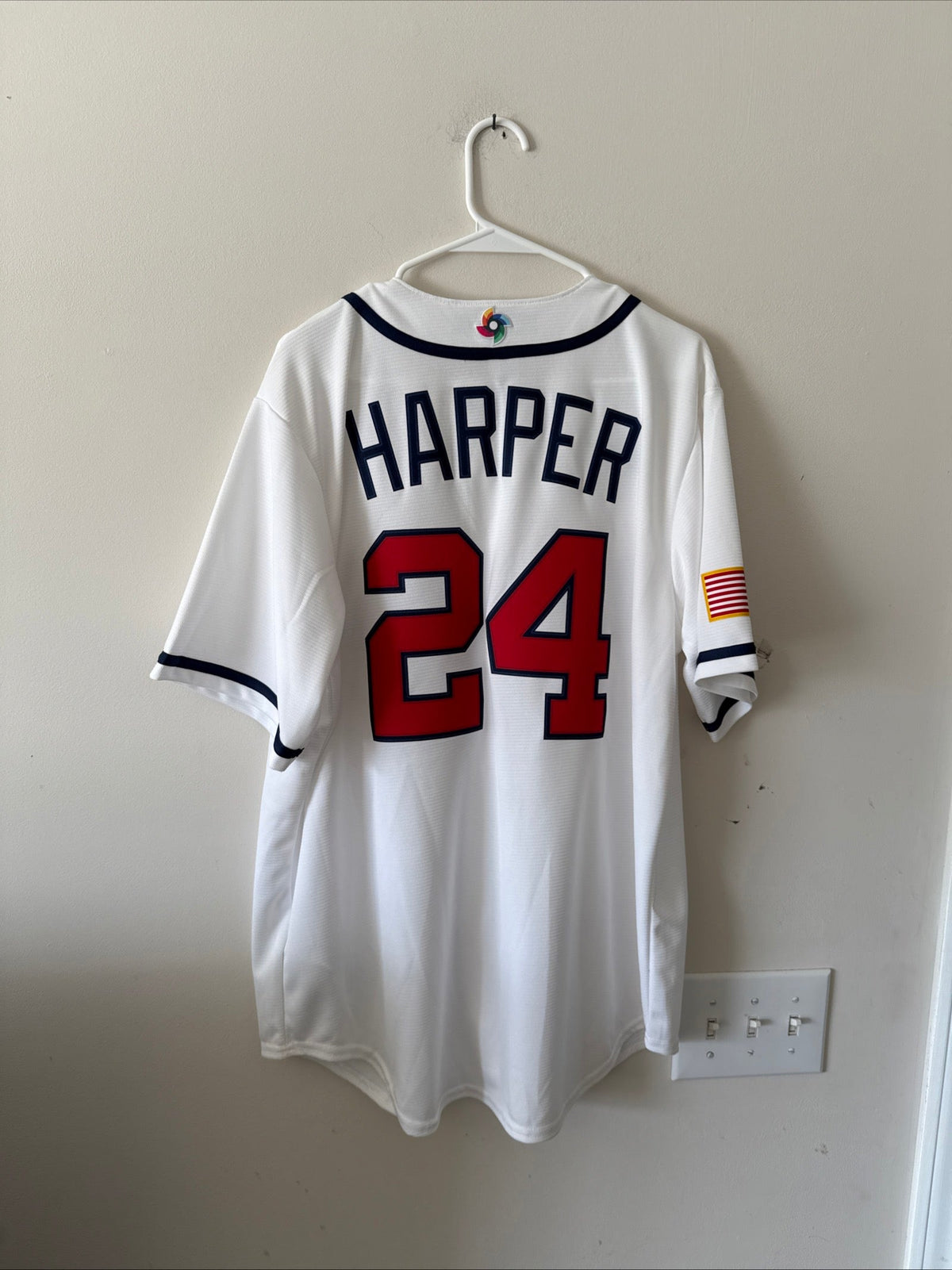 Men’s Nike Bryce Harper #24 Team USA 26’ World Baseball Classic Jersey Sz L RARE - Kyle’s Football Cards