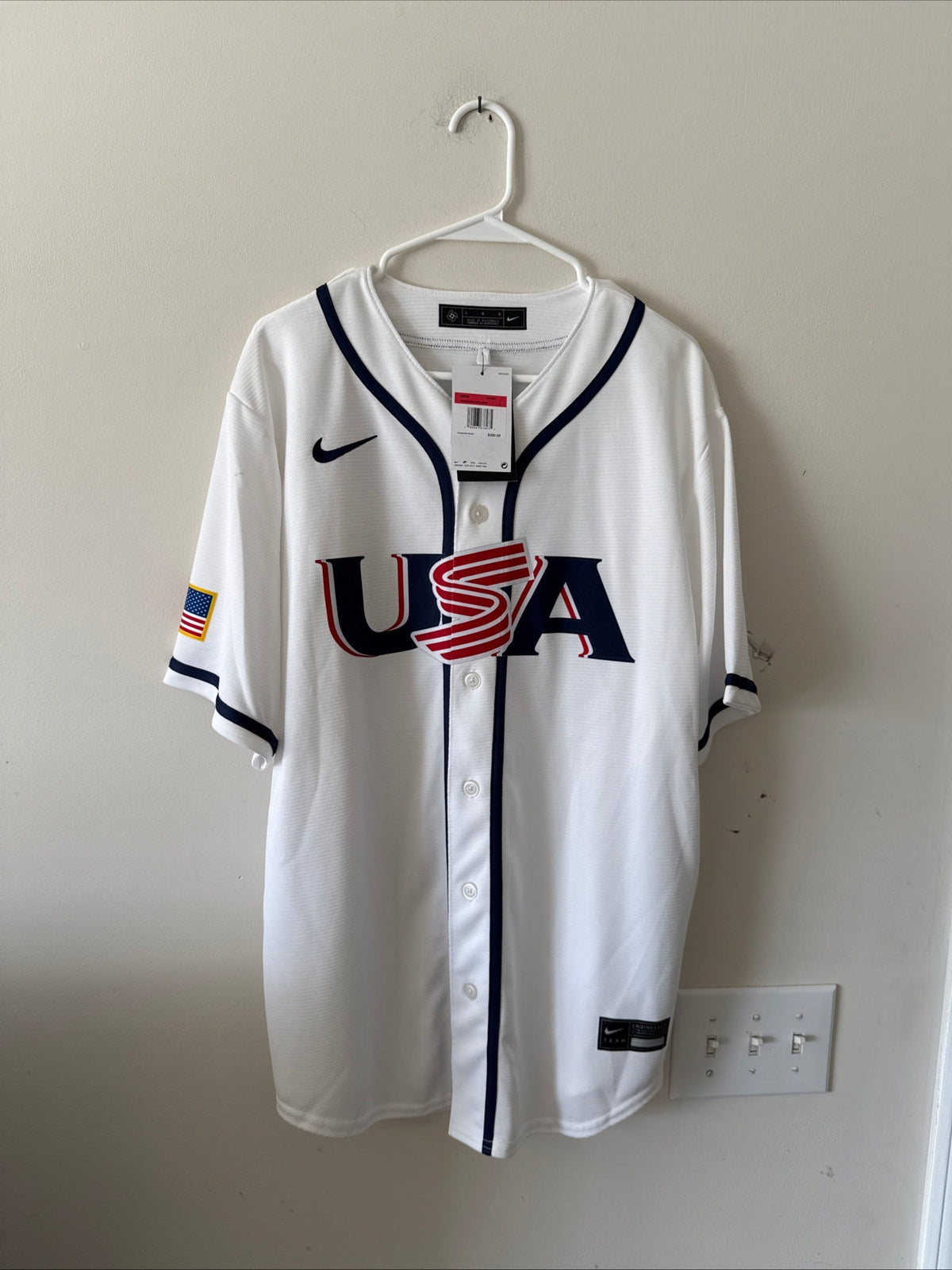 Men’s Nike Bryce Harper #24 Team USA 26’ World Baseball Classic Jersey Sz L RARE - Kyle’s Football Cards
