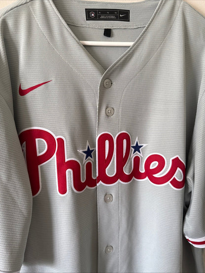 Men's Nike Bryce Harper 3 Philadelphia Phillies Road MLB Jersey Sz XL - RARE - Kyle’s Football Cards
