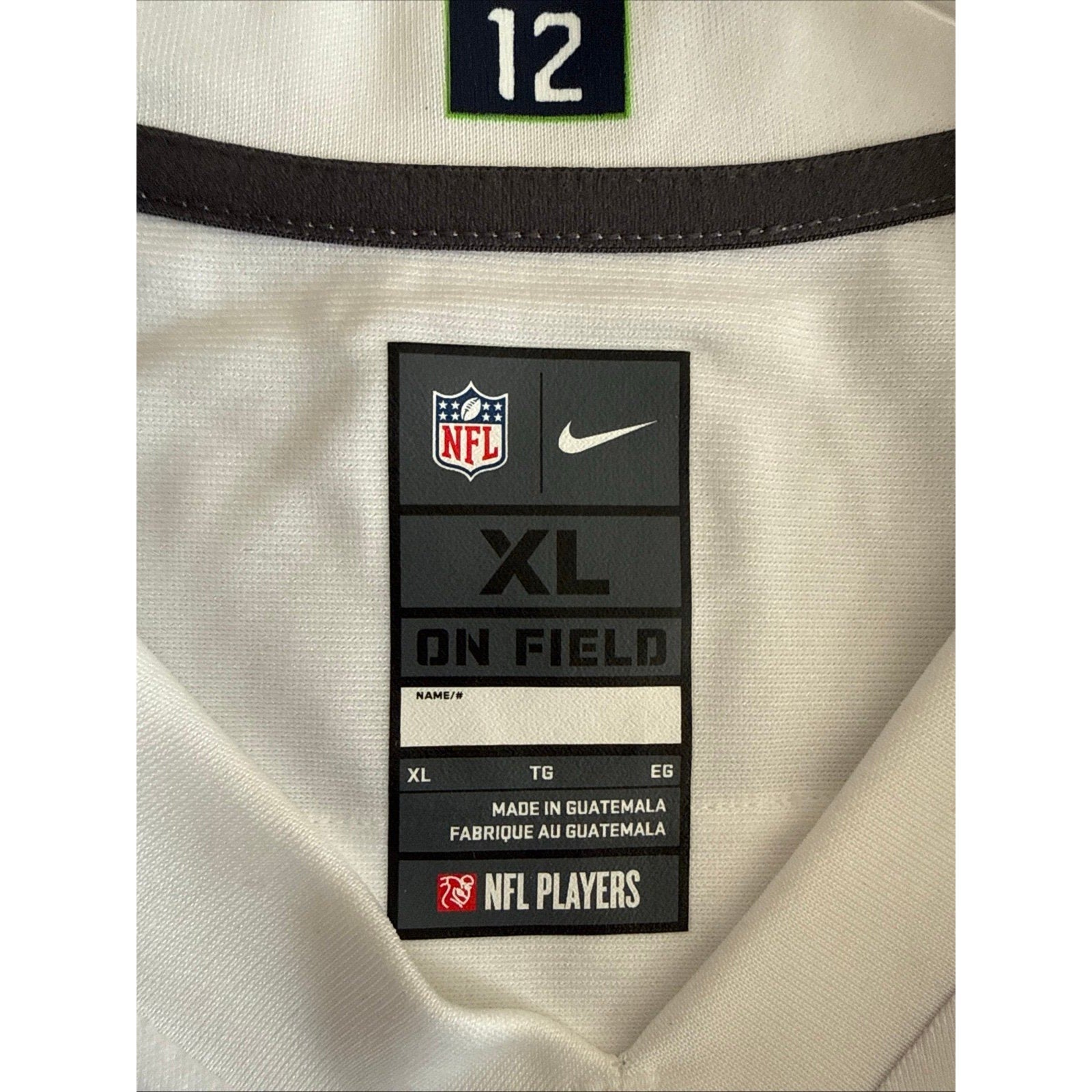 MEN’S NIKE BYRON MAXWELL 41 SEATTLE SEAHAWKS SIGNED ON FIELD JERSEY SZ XL RARE - Kyle’s Football Cards