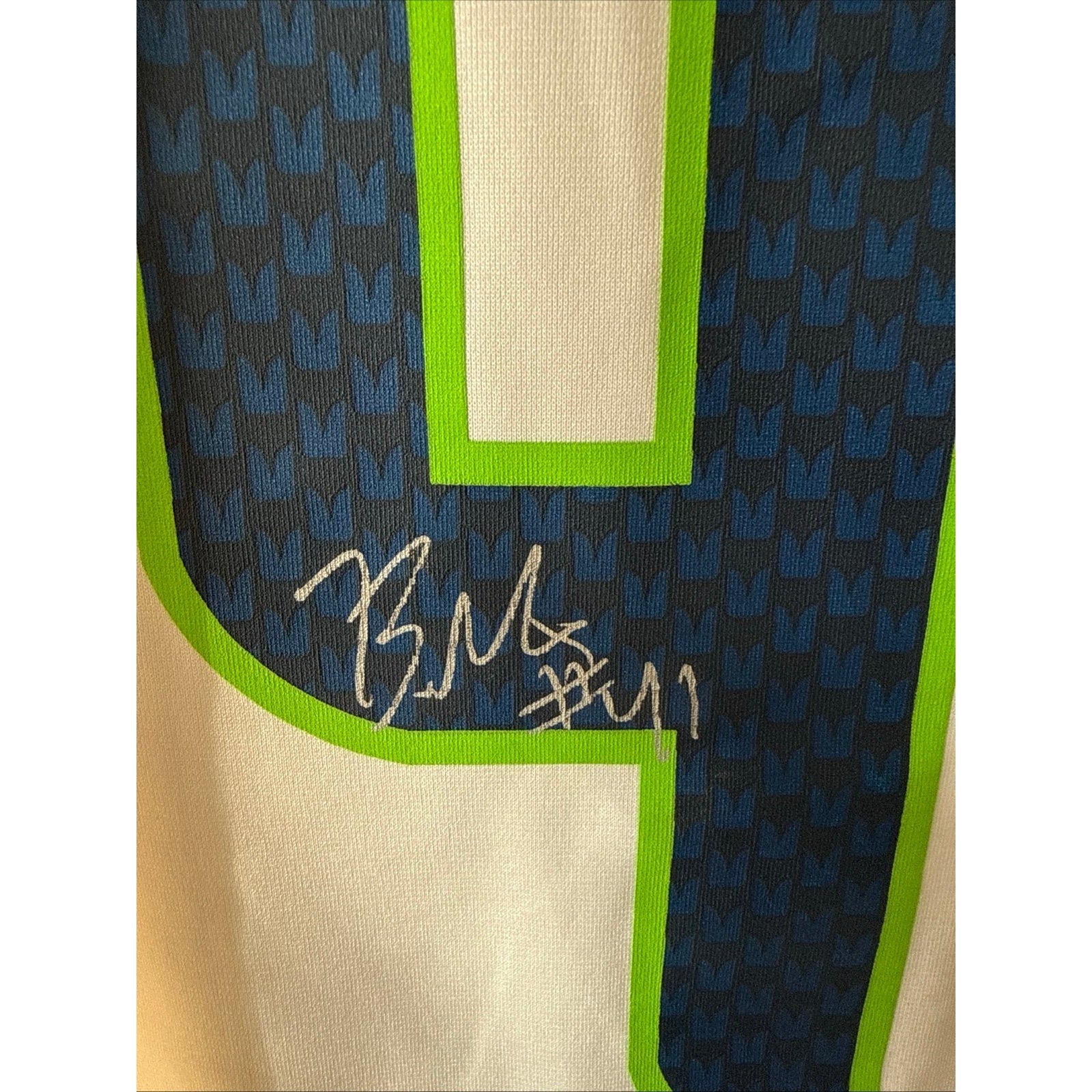 MEN’S NIKE BYRON MAXWELL 41 SEATTLE SEAHAWKS SIGNED ON FIELD JERSEY SZ XL RARE - Kyle’s Football Cards