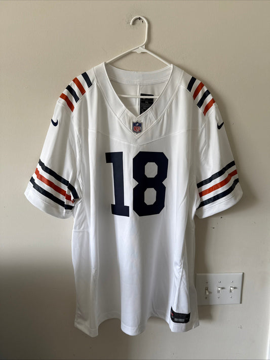 Men’s Nike Caleb Williams 18 Chicago Bears Vapor Limited Alt Jersey Sz 2XL - RARE - Kyle’s Football Cards