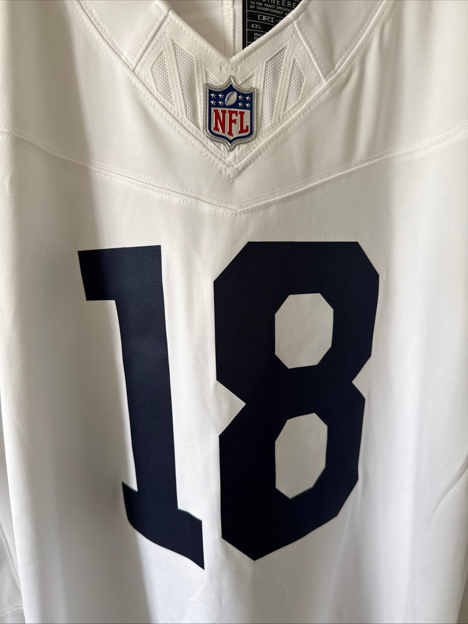 Men’s Nike Caleb Williams 18 Chicago Bears Vapor Limited Alt Jersey Sz 2XL - RARE - Kyle’s Football Cards