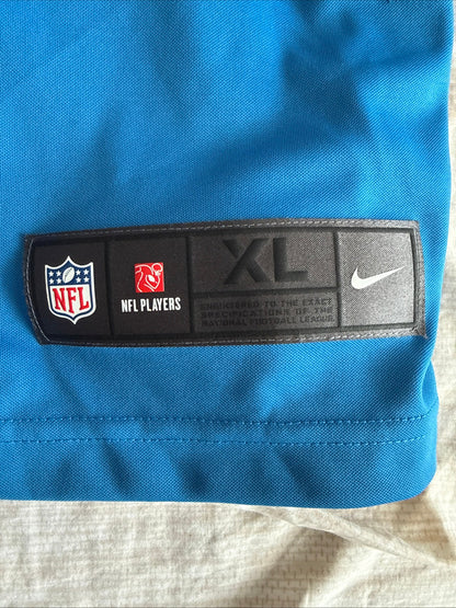 Men's Nike Calvin Johnson #81 Detroit Lions Vapor Lmtd Jersey Sz XL - Blue RARE - Kyle’s Football Cards