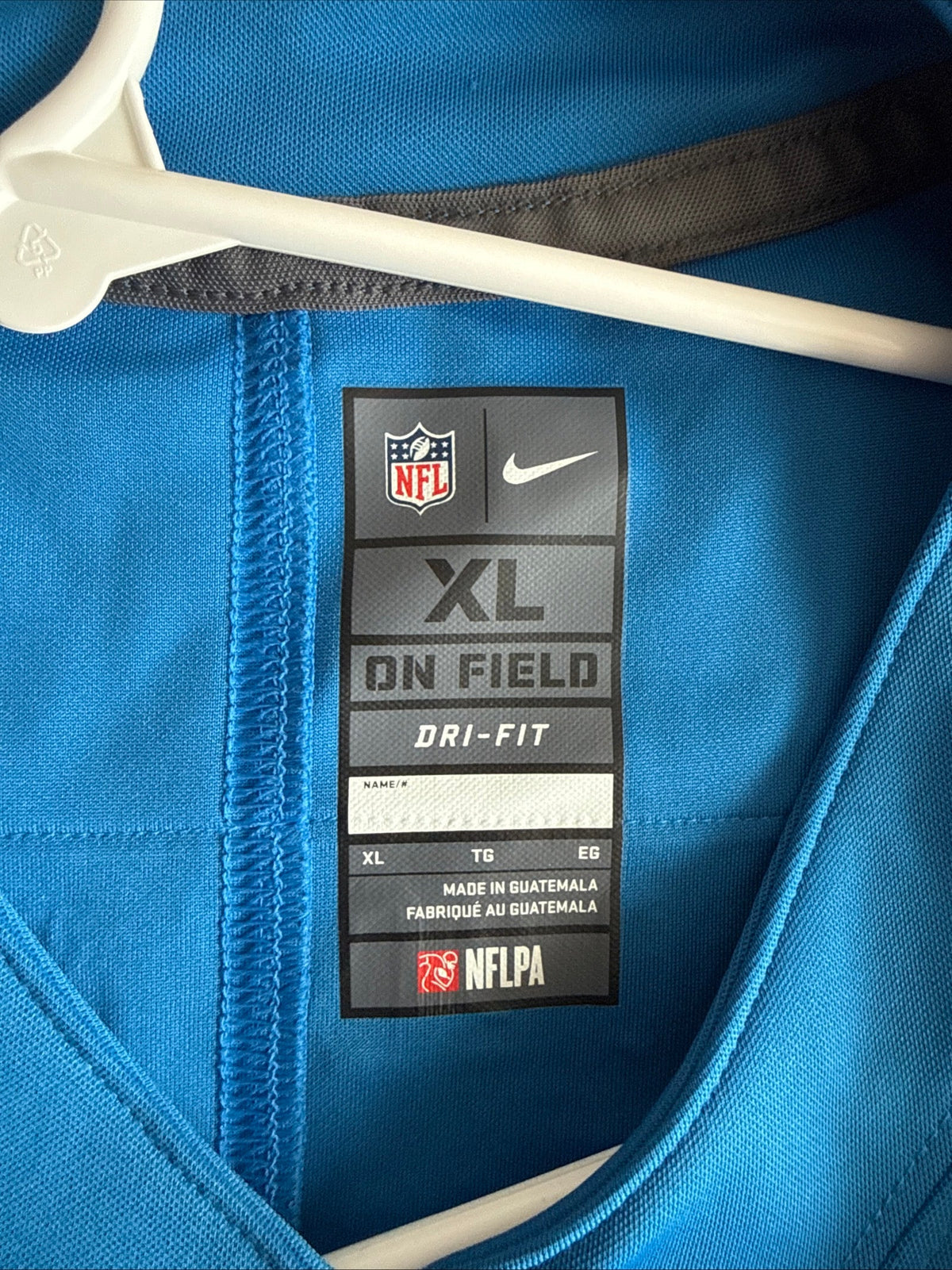 Men's Nike Calvin Johnson #81 Detroit Lions Vapor Lmtd Jersey Sz XL - Blue RARE - Kyle’s Football Cards