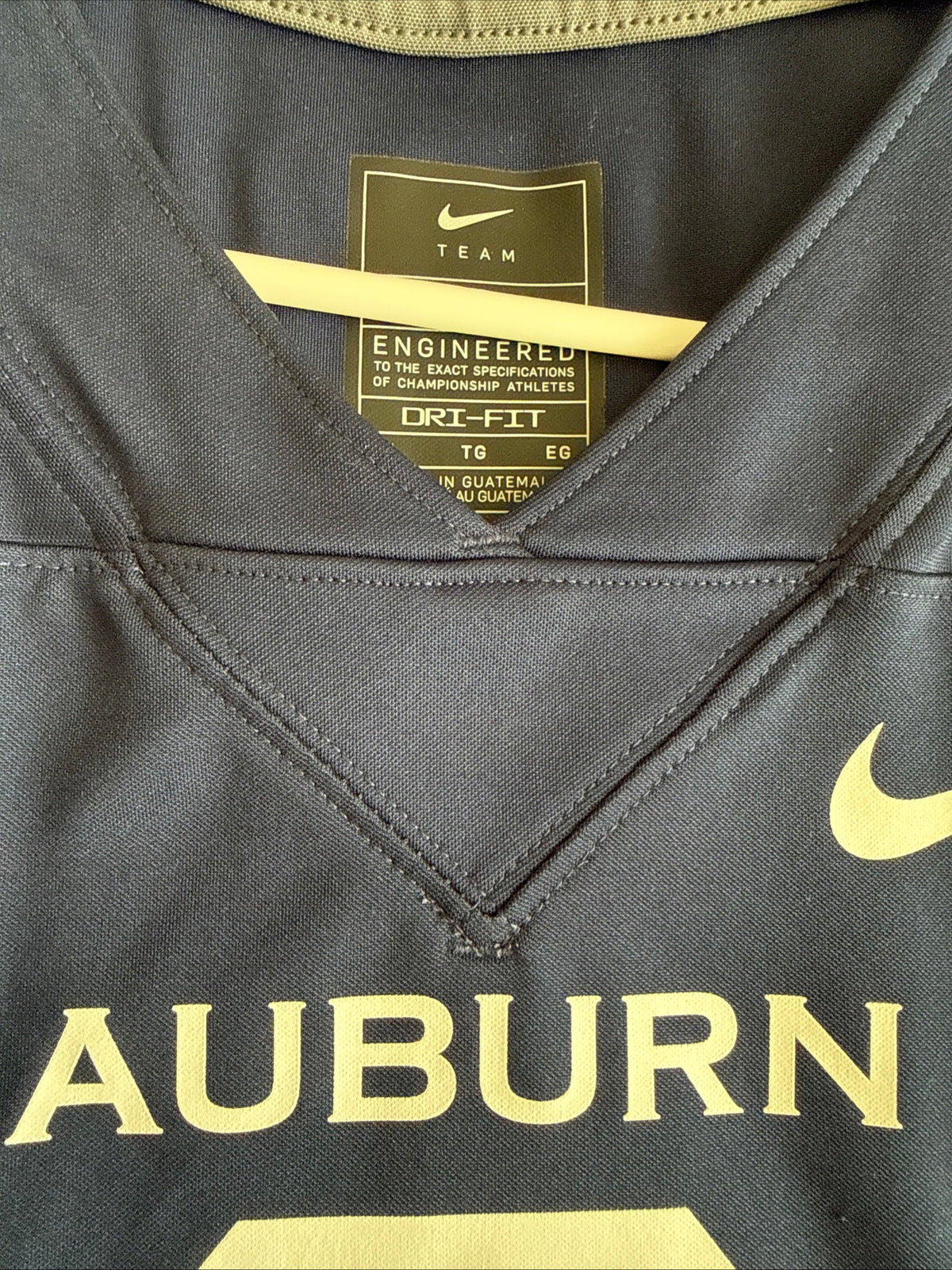 MEN’S NIKE CAM COLEMAN 8 AUBURN TIGERS NCAA FOOTBALL JERSEY SZ XL - BLUE RARE - Kyle’s Football Cards
