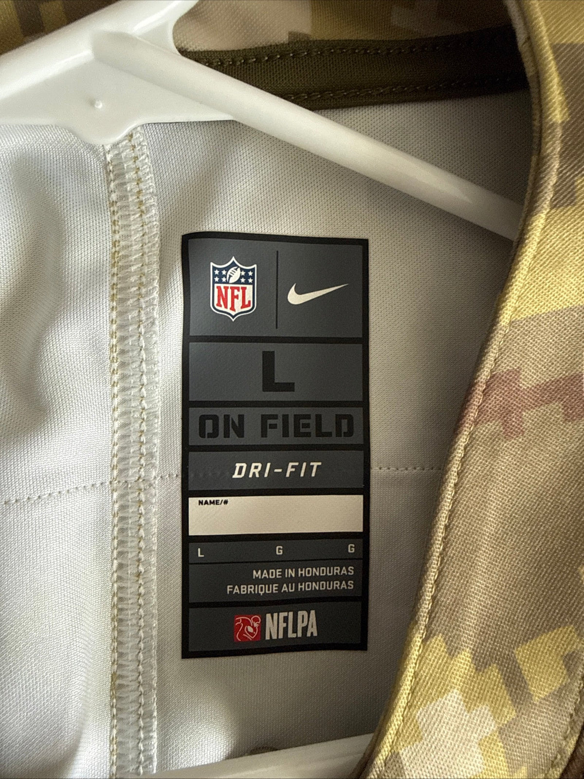 Men's Nike Cam Newton 1 Carolina Panthers Salute to Service Limited Jersey Sz L - Kyle’s Football Cards