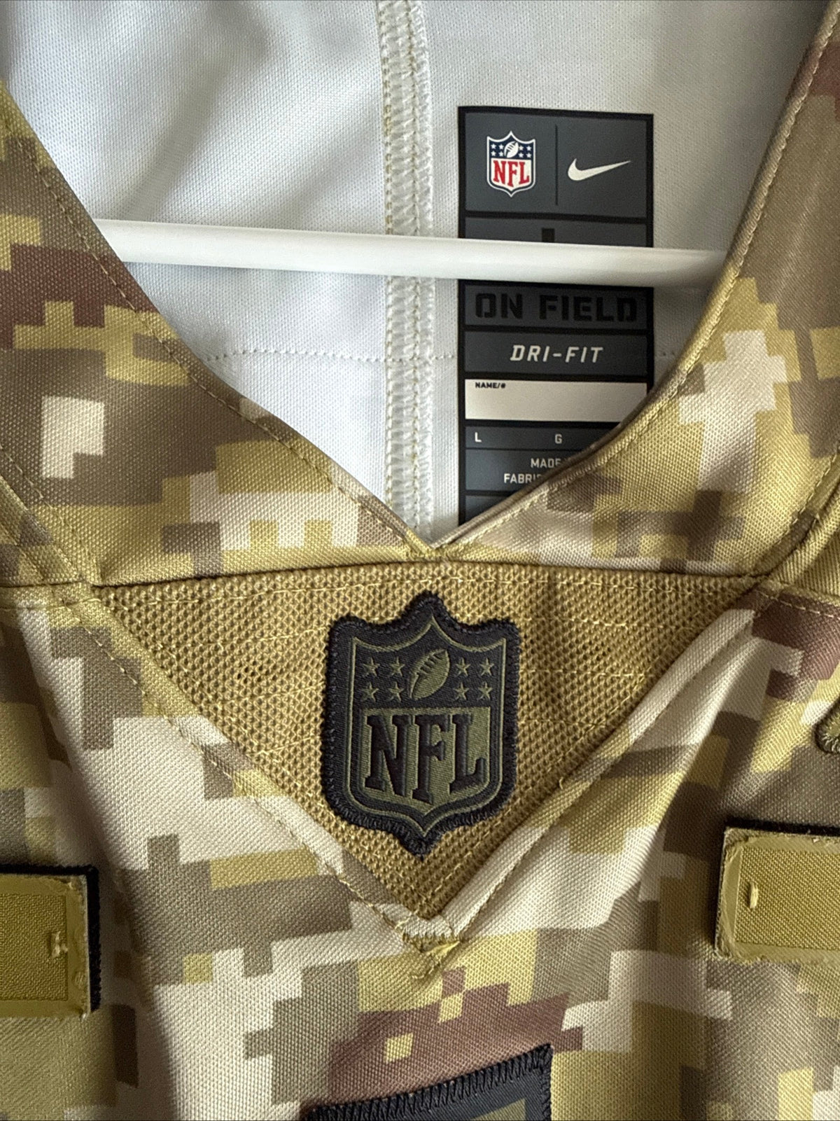 Men's Nike Cam Newton 1 Carolina Panthers Salute to Service Limited Jersey Sz L - Kyle’s Football Cards