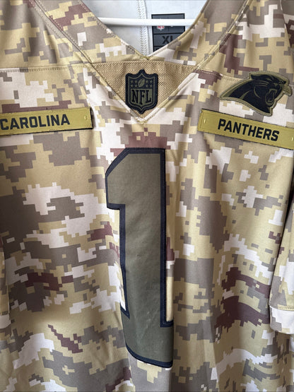 Men's Nike Cam Newton #1 Carolina Panthers Salute to Service Lmtd Jersey Sz XL - Kyle’s Football Cards