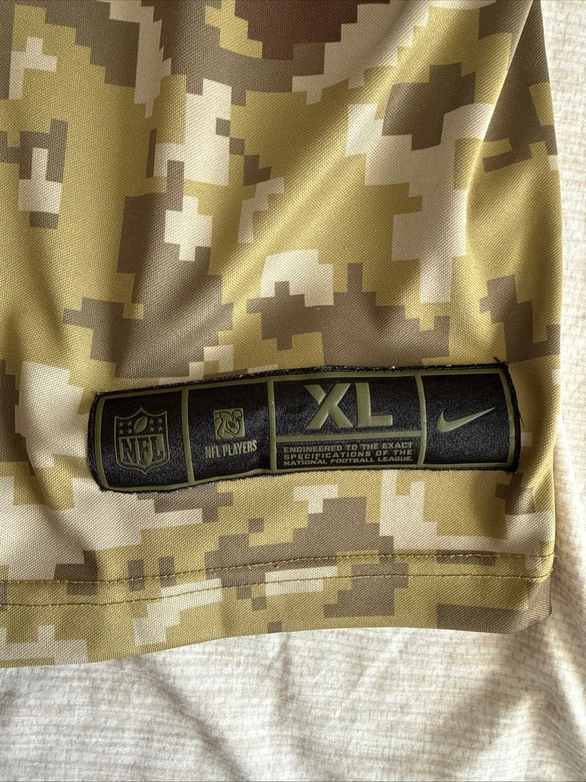 Men's Nike Cam Newton #1 Carolina Panthers Salute to Service Lmtd Jersey Sz XL - Kyle’s Football Cards