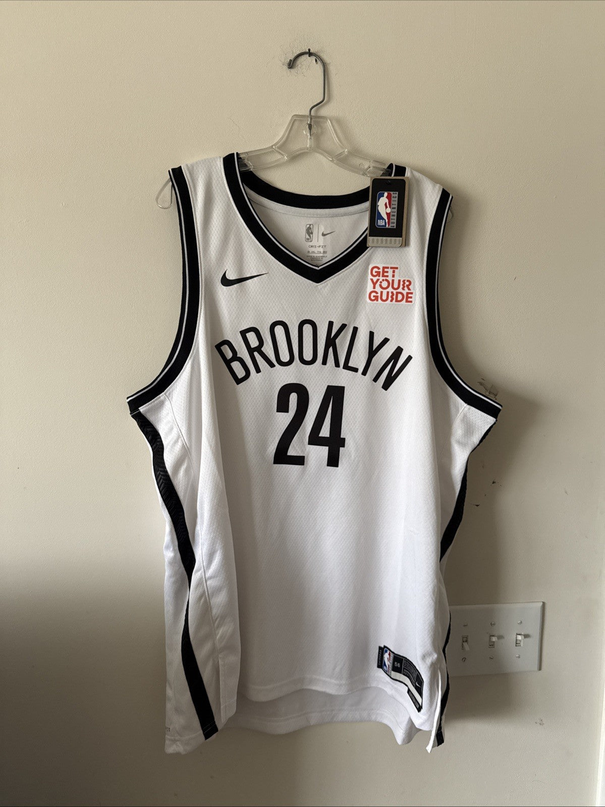 Men’s Nike Cam Thomas 24 Brooklyn Nets Swingman NBA Jersey Sz 56 - NWT RARE - Kyle’s Football Cards