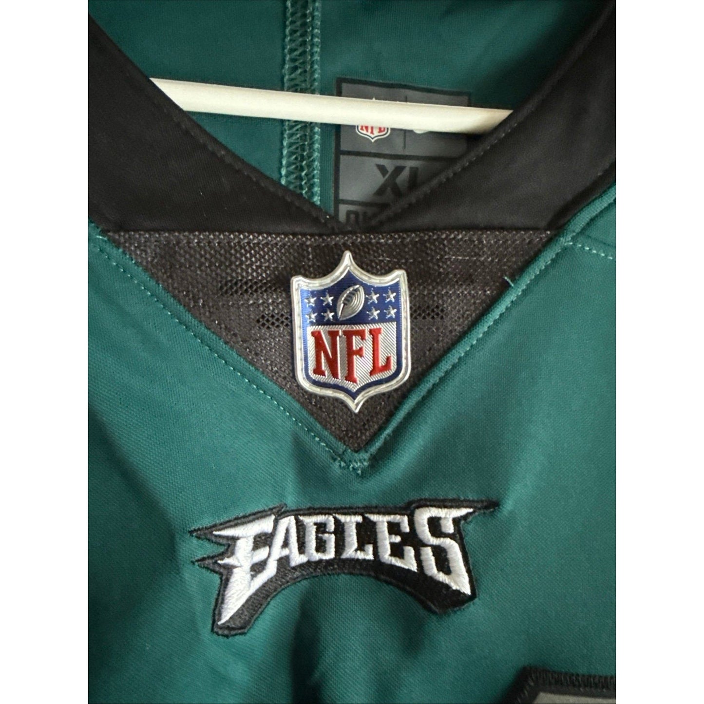 Men’s Nike Carson Wentz 11 Philadelphia Eagles Vapor Limited Jersey Sz XL Green - Kyle’s Football Cards