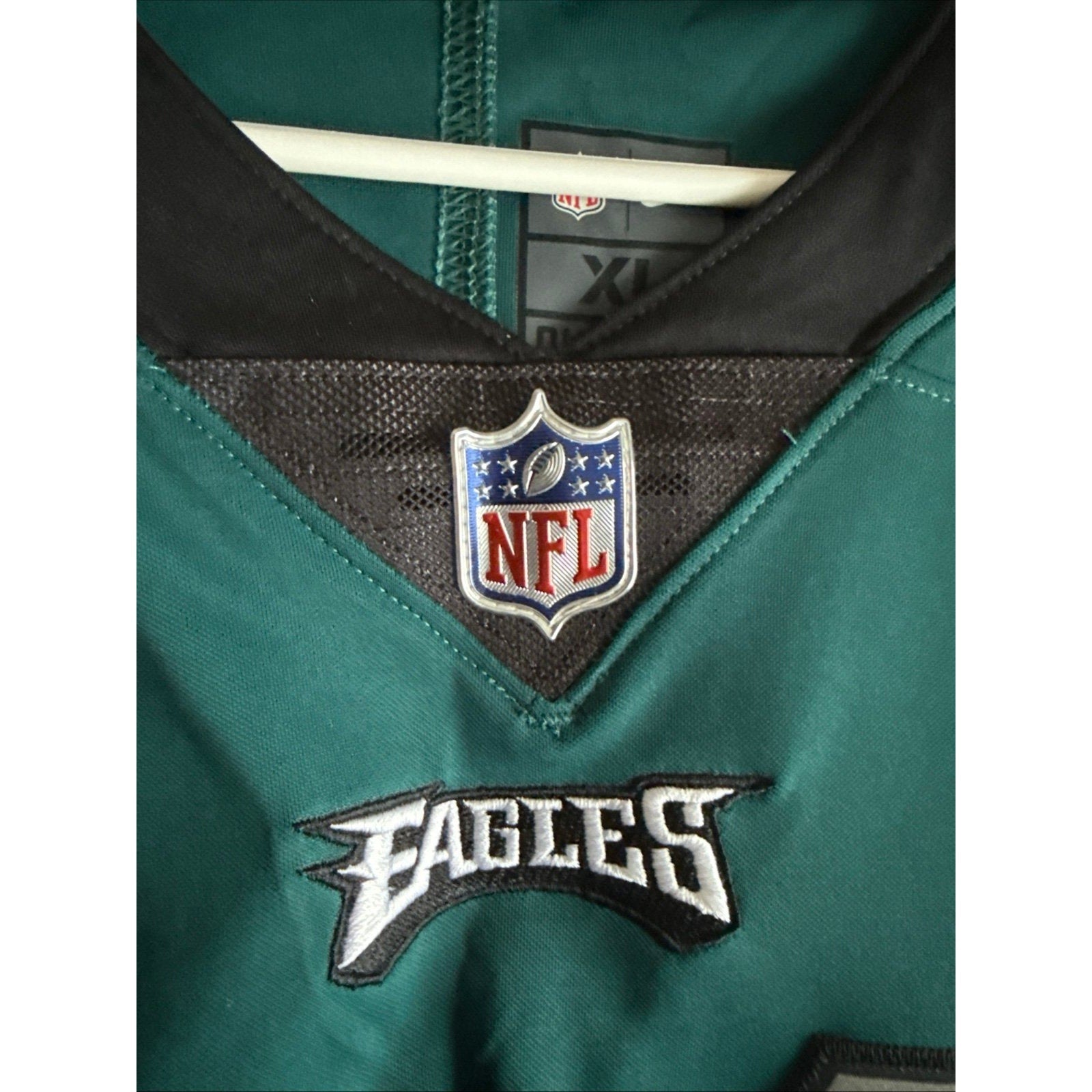 Men’s Nike Carson Wentz 11 Philadelphia Eagles Vapor Limited Jersey Sz XL Green - Kyle’s Football Cards