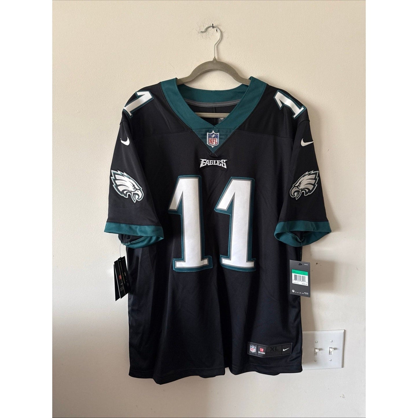 Men’s Nike Carson Wentz 11 Philadelphia Eagles Vapor Limited Jersey Sz XL - NWT - Kyle’s Football Cards