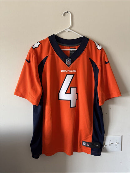 Men’s Nike Case Keenum 4 Denver Broncos Vapor Lmtd Jersey Sz XL - Orange RARE - Kyle’s Football Cards