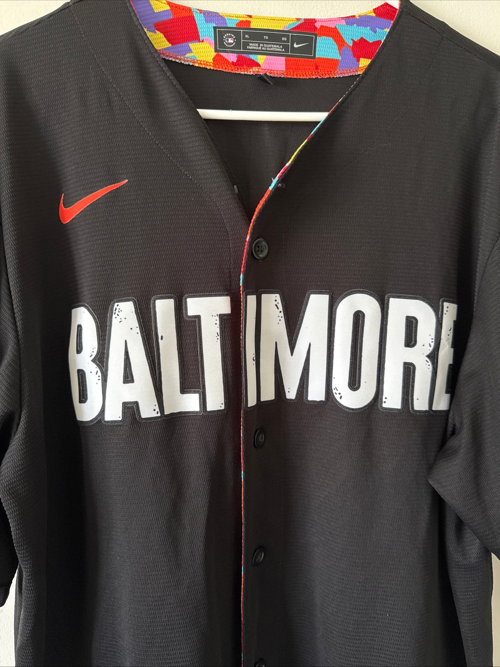 Men's Nike Cedric Mullins 31 Baltimore Orioles City Connect Jersey Sz XL - RARE - Kyle’s Football Cards