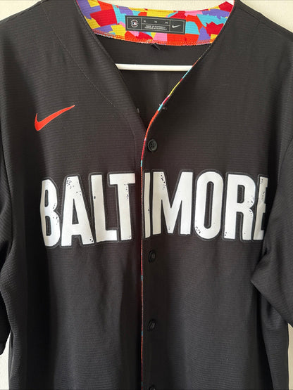 Men's Nike Cedric Mullins 31 Baltimore Orioles City Connect Jersey Sz XL - RARE - Kyle’s Football Cards