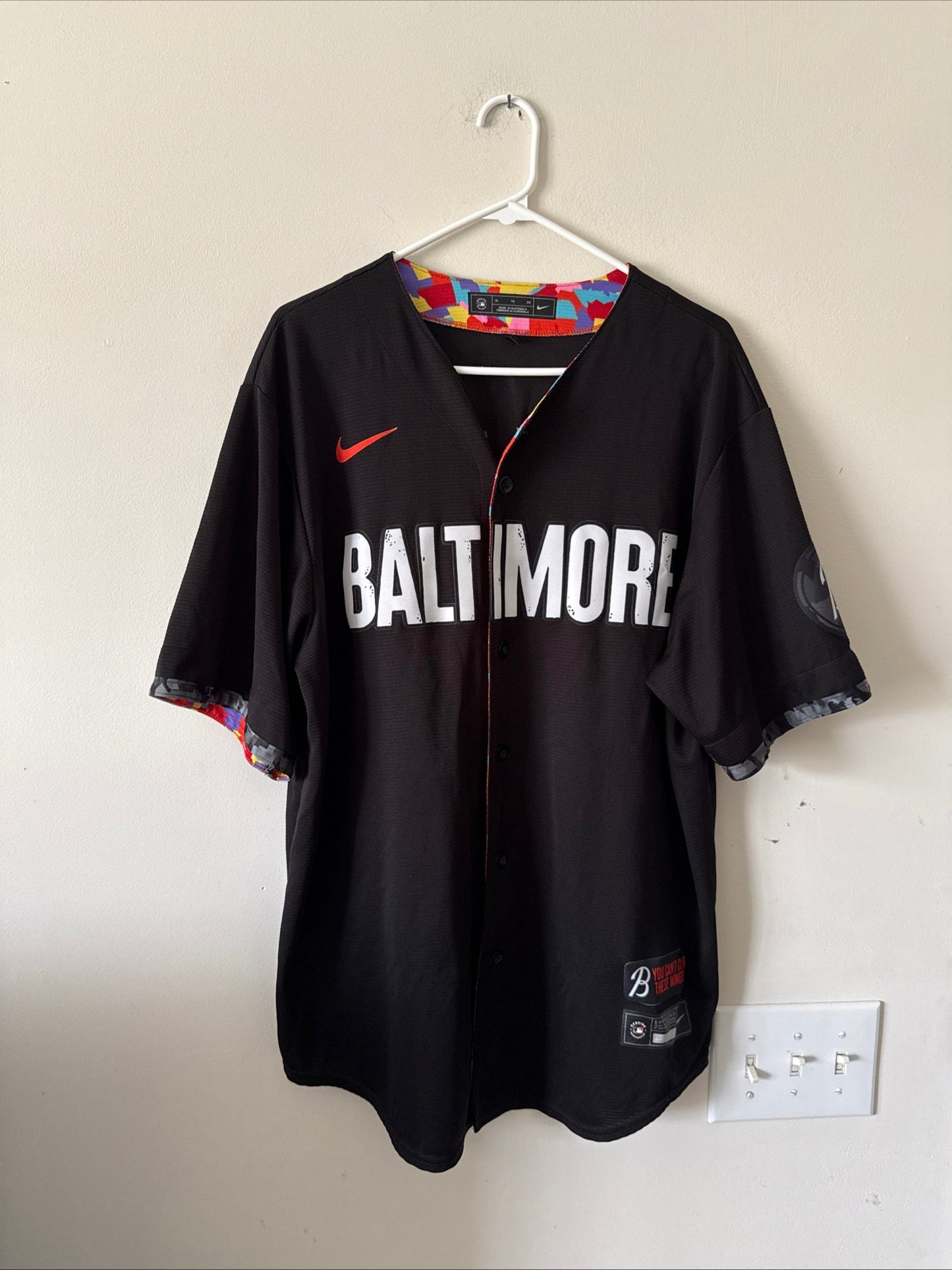 Men's Nike Cedric Mullins 31 Baltimore Orioles City Connect Jersey Sz XL - RARE - Kyle’s Football Cards