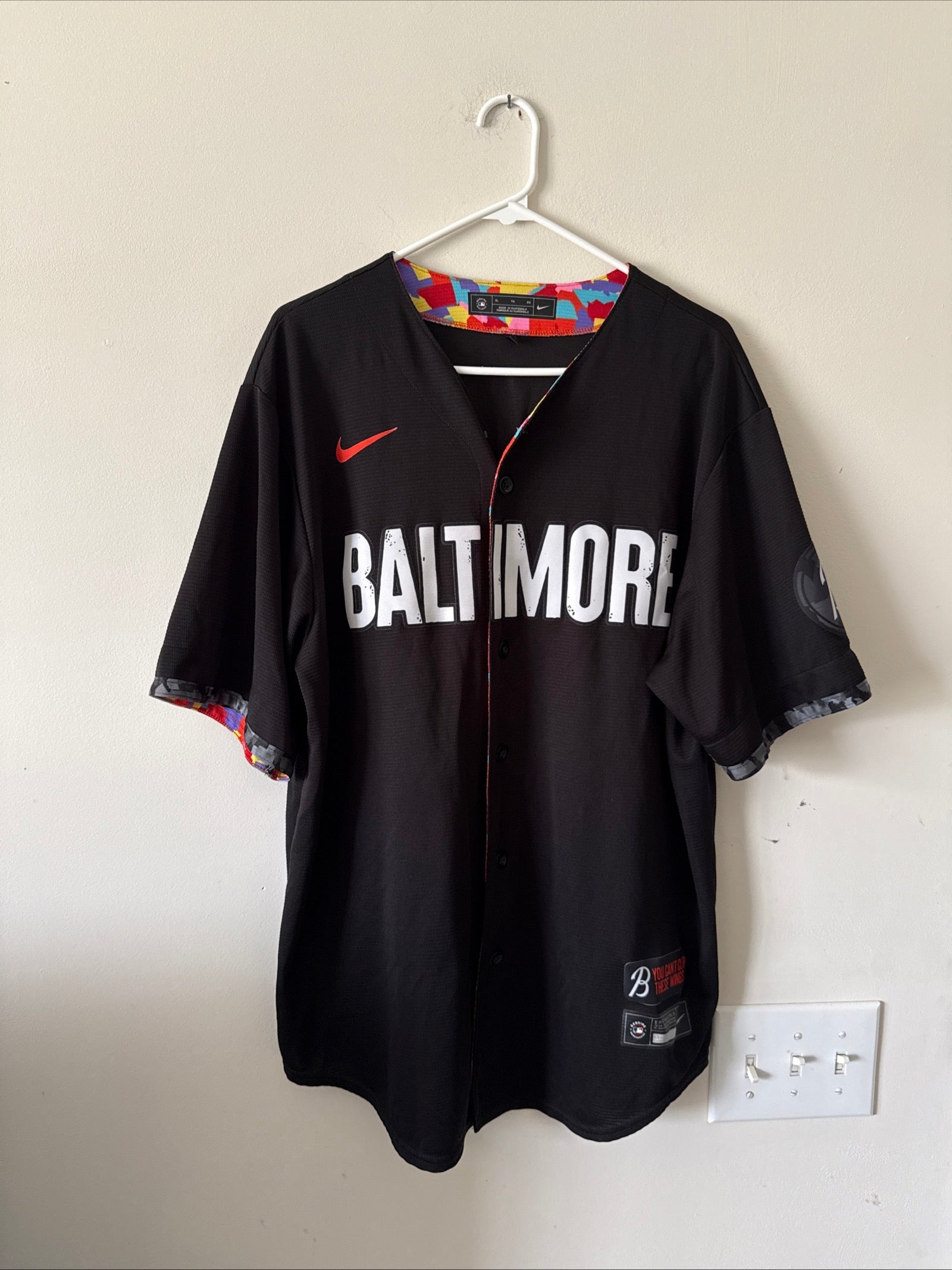 Men's Nike Cedric Mullins 31 Baltimore Orioles City Connect Jersey Sz XL - RARE - Kyle’s Football Cards