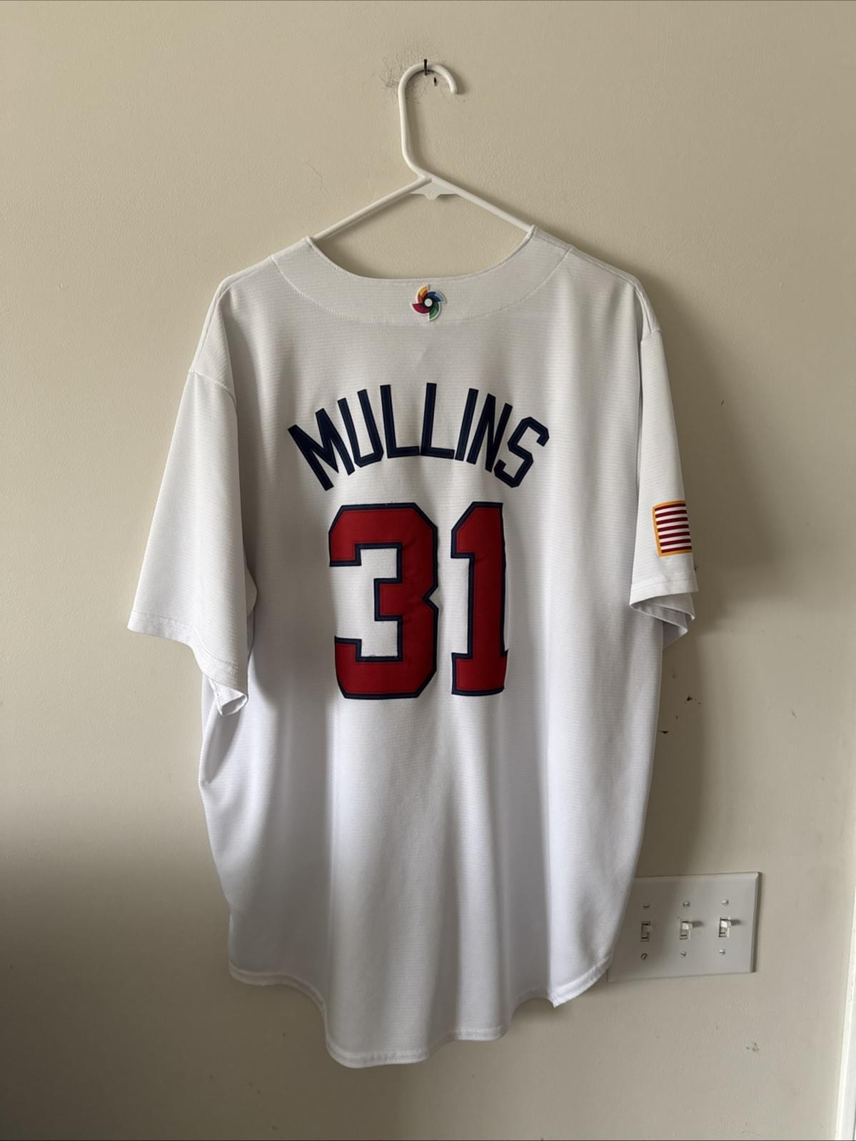 Men’s Nike Cedric Mullins #31 Team USA WBC Home Baseball Jersey Sz XL - RARE - Kyle’s Football Cards