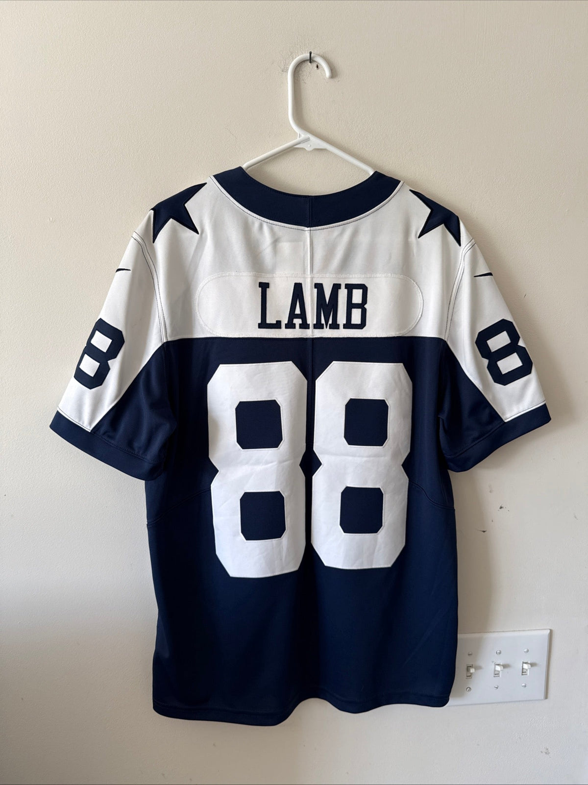 Men's Nike CeeDee Lamb #88 Dallas Cowboys Alt Vapor Lmtd NFL Jersey Sz L - RARE - Kyle’s Football Cards