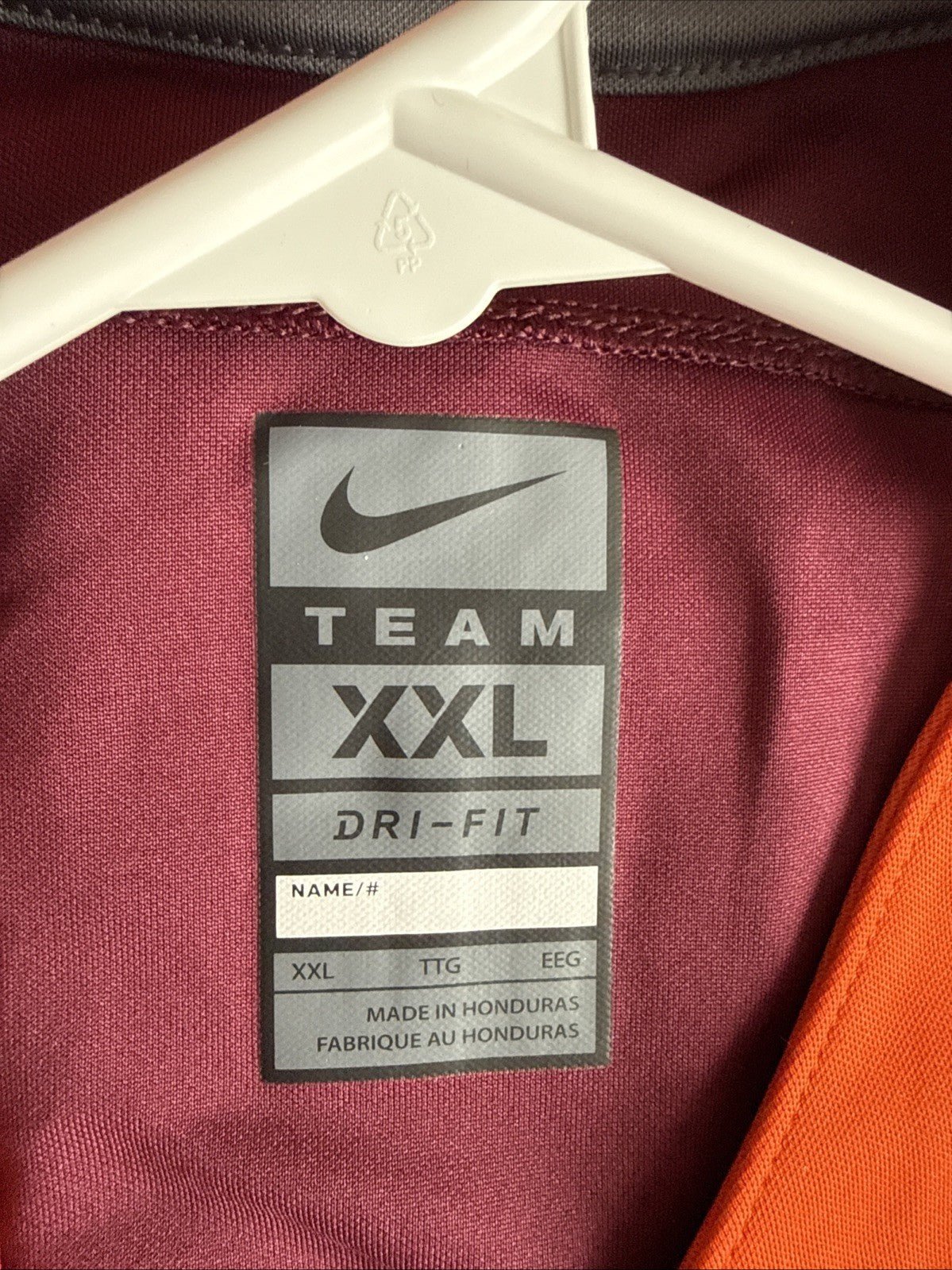 Men’s Nike Chance Fitzgerald 4 Virginia Tech Hokies NCAA Jersey Sz 2XL - RARE - Kyle’s Football Cards
