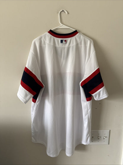 Men’s Nike Chicago White Sox Home Team Retro MLB Jersey Sz XL - White RARE - Kyle’s Football Cards
